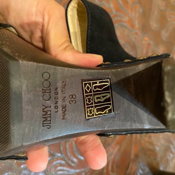 Jimmy choo size 8 high mules - Picture 3 of 6